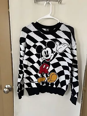 Disney Womens Small Mickey Mouse Crewneck Sweater • $19