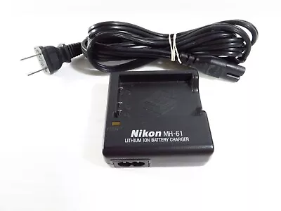 Genuine OEM Nikon MH-61 Charger For EN-EL5 Battery FREE 2-3 Day Ship!!! • $15.99