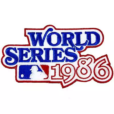 1986 World Series Logo Jersey Sleeve Patch New York Mets Boston Red Sox MLB • $16.99