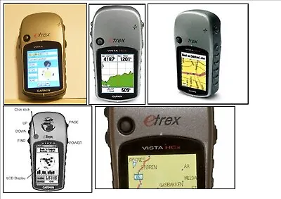 £75 • Buy Garmin Etrex Vista HCX Hand Held Hiking GPS