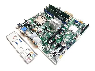 HP Pro 3120 SFF LGA775 MicroATX PC Motherboard 612499-001 3GB RAM SLGTJ CPU • £27.08