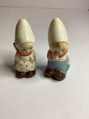 Vintage Porcelain Dutch Boy & Girl  Salt & Pepper Shakers Germany • $35