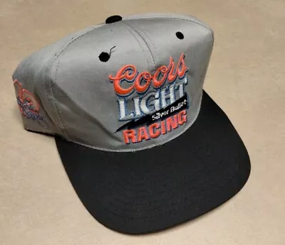 VTG Kyle Petty #42 Coors Light Silver Bullet Racing Snapback Nascar Hat Cap • $21.99