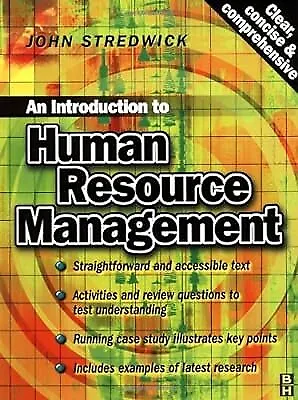 Introduction To Human Resource Management An Stredwick John Used; Good Book • £3.16