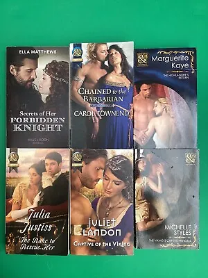 Mills And Boon Historical Bundle Joblot Collection X6 Landon Townend Styles Etc • £12