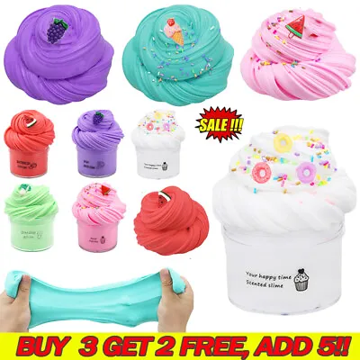 Fluffy Slime Cotton Candy Mud Floam Cloud Putty Stress Relief Kids Toy • $6.89