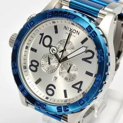 Nixon NIXON Watch 51-30 CHRONO Men's A083-Blue Silver A083 Blue Silver • $252.89