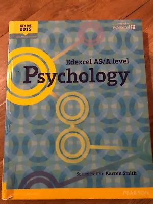 Edexcel AS/a Level Psychology Student Book + ActiveBook Paperback • £30