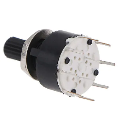 SR16mm Rotary Switch 2 Pole 3 4 Position 1 Pole5 6 7 8 Position Axis Band Switch • $1.98