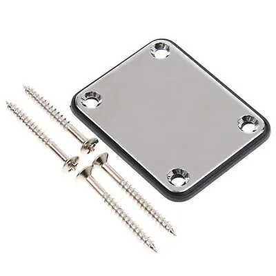 Electric Guitar Neck Plate 4 Mounting Screws For Fender Stratocaster Telecaster • $7.69