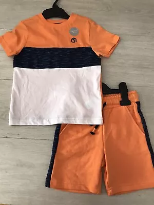 £8.99 • Buy BNWT F&F Boy's Orange Top T-shirt And Matching Shorts Age 2-3 Years (bw26)