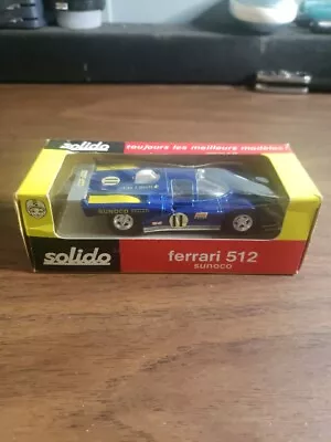 Solido 197 Ferrari 512 Sunoco 1/43 • $35