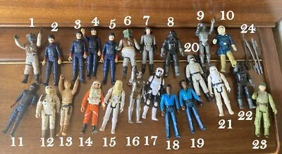 Star Wars Action Vintage Figurines Original Mixed Lot Characters • $11