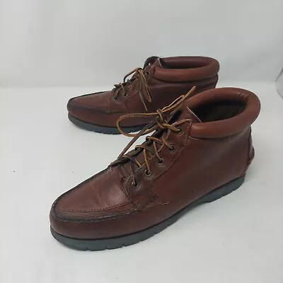 Timberland Vintage Brown Leather Chukka Boots Gore Tex Waterproof Hiking Size 12 • $60