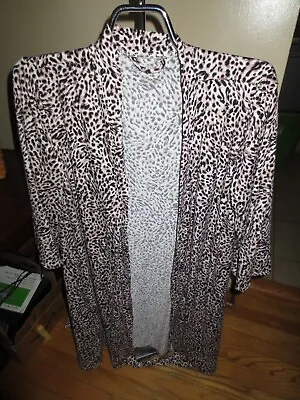 Women's Marilyn Monroe 3 Piece Pajama Set Leopard Size S Excellent Condition  • $22.99