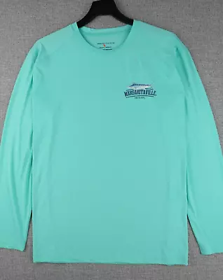 Margaritaville Mens Long Sleeve Breathable Lightweight  Sun Tee M-2XL Swordfish • $14.95