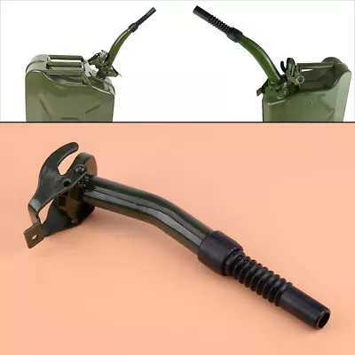 Metal Jerry Can Gas Canister Rubber Nozzle Spout Military Style Standard 20L • $25.05
