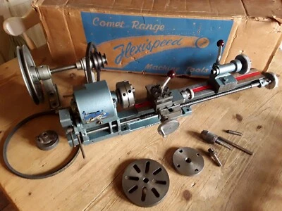 £395 • Buy Flexispeed Meteor II Model Engineering Lathe 2  Centre Height X 12  Centres