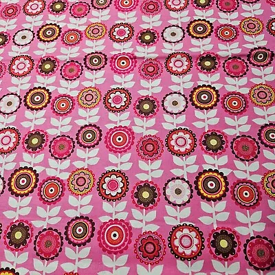 Pop Floral By Sparky & Marie BTY Quilting Treasures Flowers Floral Pink • $7.99