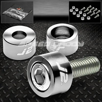 J2 Aluminum Jdm Header Manifold Cup Washer+bolt Kit For Accord Cg Prelude Silver • $6.88