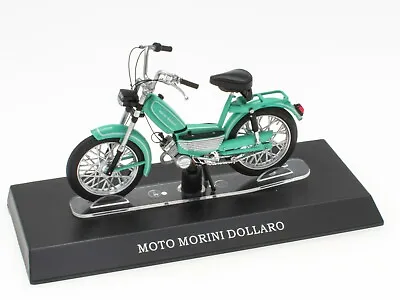 Moped MOTO MORINI DOLLARO 1:18 Leo Model Diecast Model Motorcycle Scooter M007 • $9.90