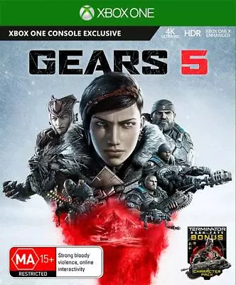 Gears 5 XBox One Role Playing War Shooter Strategy Game Microsoft XB1 X S • $40