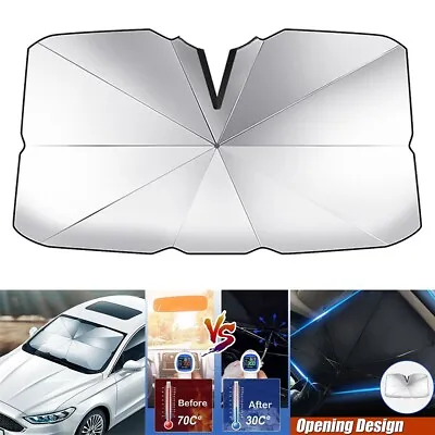 Universal Sun Shade Umbrella Front Visor Cover Part UV Protection Windshield • $24.63