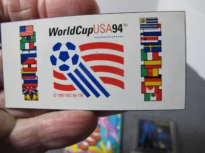 Paper Fridge Magnet World Cup USA 1994 National Flags Thin 3x1.5 • $9.99