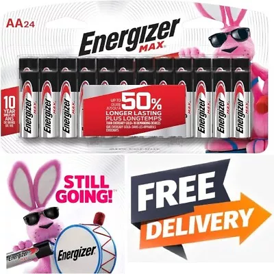 Energizer Max Double AA Batteries Alkaline 24 Count Gadget Power Boost Long Life • $19.99