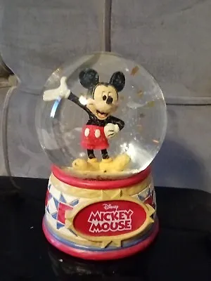 £50 • Buy Disney Traditions Showcase Mickey Mouse Snow Globe Ornament Figurine