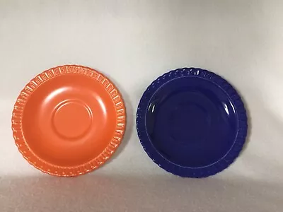 2  Vistosa Saucers Red & Blue Taylor Smith & Taylor  • $10