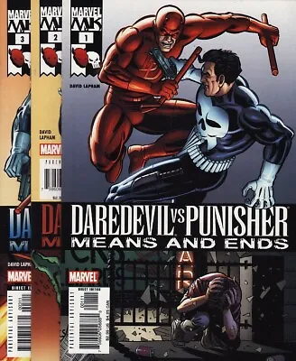 DAREDEVIL VS PUNISHER: MEANS AND ENDS #12345 & 6 Marvel Comics David Lapham! • $65