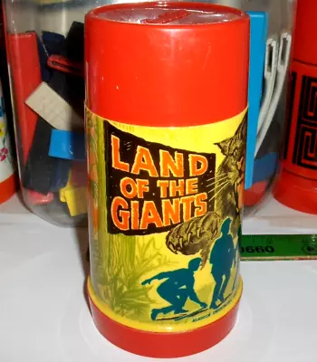 VINTAGE LAND OF THE GIANTS`1968`Aladdin Plastic Lunchbox-Thermos-NICE-FREE SHIP • $75
