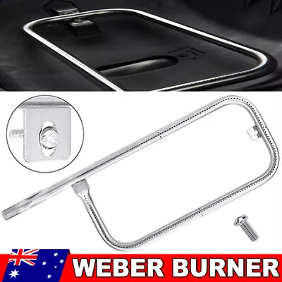 Gas Grill Burner Tube W/ Screw Stainless Steel For Weber Q100 Q120 Q1000 Q1200 • $19.95