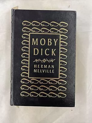 Moby Dick Herman Melville Sweet Water Press Hardcover Leather New Millennium • $15