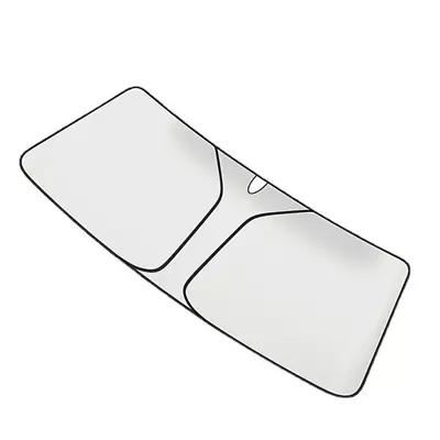 Car Windshield Sun Shade Foldable Sun Blocker Available In All Seasons 140x70cm • $22.01