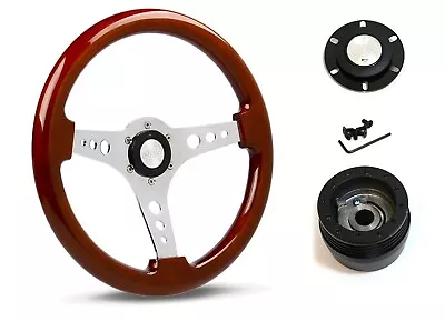 SAAS Steering Wheel SW506CW & Boss For Mazda RX2 RX3 RX4 RX5 1970-1985 • $203