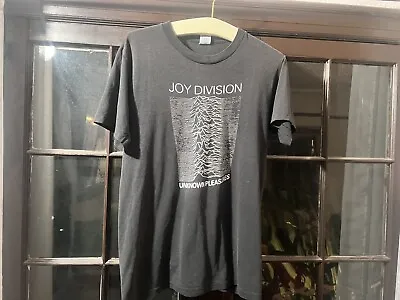 Vintage Joy Division Unknown Pleasures 80’s Band T Shirt Sz L Single Stitch • $1200