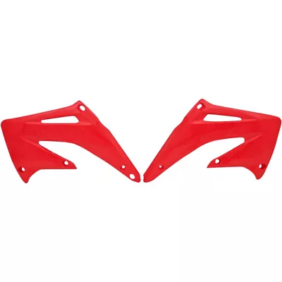 Red Radiator Shrouds Fit Honda CRF450R 2002 2003 2004 • $64.93