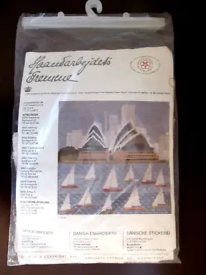 Haandarbejdets Fremme Denmark 1085 Embroidery Kit 30-6189 Sydney Opera House • $21.99