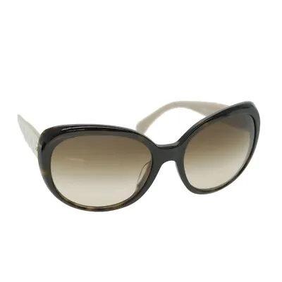 CHANEL Sunglasses Plastic Brown Pearl CC Auth Ep1534 • £188.72
