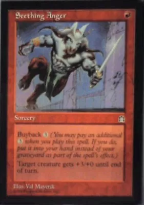Seething Anger - Stronghold: #96 Magic: The Gathering NM R4 • $1.39