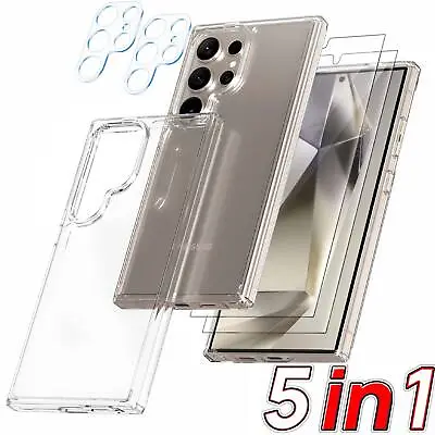 For Galaxy S24 S23 S22 S21 FE S20 Plus Ultra 5G Case Shockproof Clear Slim Cover • $7.99