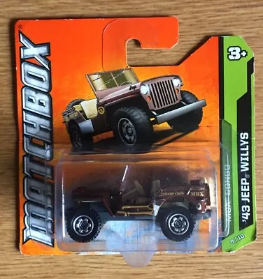 Matchbox 43 Jeep Willys Mint Never Out Of Pack. • £6