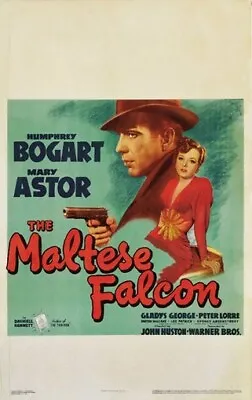 THE MALTESE FALCON MOVIE POSTER Humphrey Bogart RARE 2 • $9.98