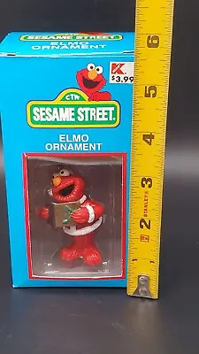 Boxed Elmo Sesame St. 1997 Kurt S. Adler Kmart Christmas Ornament Caroling Elmo • $10