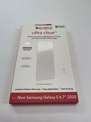 Invisible Shield (ZAGG) Ultra Clear+ Glass Samsung Galaxy S 6.7  2020 NEW In Box • $8.11