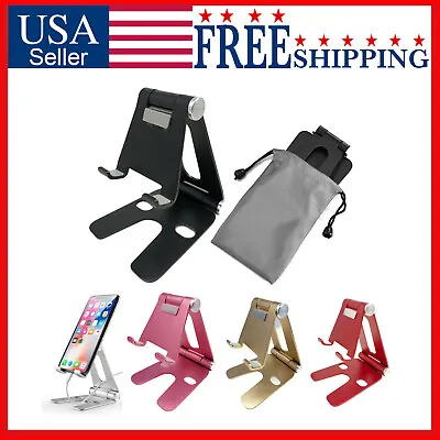 Cell Phone Fordable Desk Stand Holder Mount Cradle Dock IPhone Galaxy Switch  • $9.95