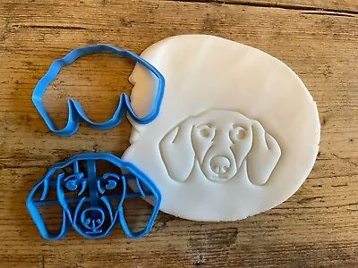 Weiner Dog Face Cookie/ Biscuit Cutter Bakes Icing Cake Dog Dachshund • £5