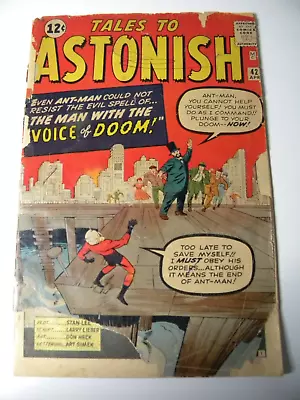 $18.95 • Buy Tales To Astonish 42 1962 Early ANT-MAN  Larry Lieber/Don Heck Plus A Ditko Tale